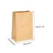 Paper Bags Brown Paper Grocery Bag 8lb 7.9x4.9x11.8 inch 70g, Pack of 50