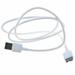 FITE ON Compatible White USB Cable Cord Replacement for Seagate Backup Plus Portable Hard Drive 4TB STDR4000100