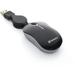 Wired Optical Computer Mini USB-A Mouse - Plug & Play Corded Travel Mouse â€“ Black 98113