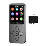 HiFi MP4 Video MP3 Player FM Bluetooth-compatible Walkman for Student (With 32G)