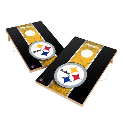 Vintage Pittsburgh Steelers NFL 2x4 Tailgate Cornhole Boards