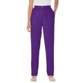 Plus Size Women's 7-Day Straight-Leg Jean by Woman Within in Radiant Purple (Size 38 WP) Pant