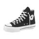 Sneaker CONVERSE "CHUCK TAYLOR ALL STAR PLATFORM CANVAS" Gr. 40, schwarz-weiß (schwarz, weiß) Schuhe Sneaker