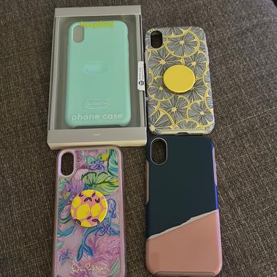 Lilly Pulitzer Accessories | Iphone Xr Phone Case Bundle | Color: Green/Pink/Yellow | Size: Iphone Xr