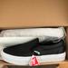 Vans Shoes | Black Perf Leather Classic Slip-On Vans | Color: Black | Size: 9