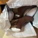 Coach Shoes | Coach Dean Ltr-Sig Bootie. New In Box. Smoke And Pet Free Home.. Super Cute! | Color: Brown/Tan | Size: 6.5