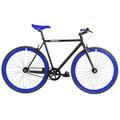 Fabric Bike Original Collection 1-Gang-Fahrrad/Fixie-Fahrrad/City-Bike, schwarzer Rahmen aus Hi-Ten-Stahl, 8 Farben und 3 Größen, 10 kg, Unisex, 9Z-QIOR-QV8V, Klein