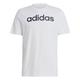 adidas Herren T-Shirt (Short Sleeve) M Lin Sj T, White/Black, IC9276, 3XL
