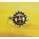 sterling Silver 925 Adjustable Sun Toe Ring