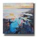 Orren Ellis 'Rock Pool Sunrise' By Andrew Kinmont, Canvas Wall Art, 26"X26" Canvas in Gray | 37 H x 37 W x 1.5 D in | Wayfair