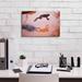 Latitude Run® Red Barrel Studio® 'Frog Jump 3' By Thomas Haney, Giclee Canvas Wall Art, 60"X40" Canvas in Brown/Orange | Wayfair