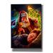 The Holiday Aisle® 'Santa Teddy Bear' By JJ Brando, Canvas Wall Art Canvas, Solid Wood in Red | 26 H x 18 W x 0.75 D in | Wayfair