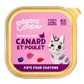 Edgard & Cooper Kitten Pâté sans céréales 6 x 85 g pour chaton - canard, poulet
