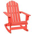 vidaXL Adirondack Rocking Chair Lounge Patio Chair for Garden Solid Wood Fir