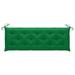 Garden Bench Cushion Green 59.1x19.7 x2.8 Fabric