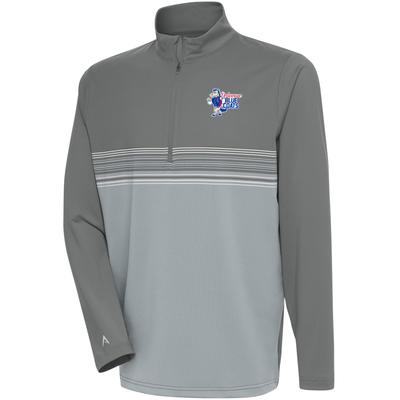Men's Antigua Steel Delaware Blue Coats Pace Quarter-Zip Pullover Top