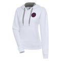 Women's Antigua White NBA G League Ignite Victory Pullover Hoodie