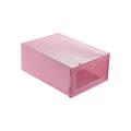 Stackable Shoe Storage Box Clear Plastic Shoe Box with Lids Foldable Shoe Box Storage Containers for Most Shoes