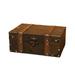 Grandest Birch Storage Organizer Visual Interest Large Capacity Wooden Treasure Keepsake Box for Home Decor Storage Box:Wood Alloy