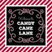 Welcome to Candy Cane Lane Poster Print by Andi Metz (24 x 24) # 13593BA