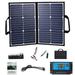 Omorc Monocrystalline 42W Solar Panel Kit Portable Foldable Solar Charger With Controller 3 Output Ports To Charge Power Station RV Camping Trailer Emergency Power