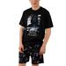 Men's Black Star Wars Darth Vader T-Shirt & Shorts Sleep Set