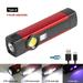 COB+LED Strong Light Flashlight USB Rechargeable 5-speed Work Light Magnetic Lamp Portable Led Torch For Outdoor Camping