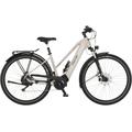 E-Bike FISCHER FAHRRAD "VIATOR 7.0i Damen" E-Bikes Gr. 45 cm, 28 Zoll (71,12 cm), grau (zementgreige) E-Bikes