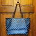 Coach Bags | Coach Badlands Floral City Zip Top Tote Bag Shoulder Bag F38161 Blue | Color: Blue | Size: Os