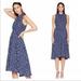 Kate Spade Dresses | Kate Spade Cloud Dot Midi Dress | Color: Blue/White | Size: 8