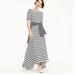 J. Crew Dresses | J Crew Striped Knit High Low Maxi Dress | Color: Blue/White | Size: L