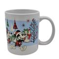 Disney Dining | Disney Christmas Retro Mug 3.75" Mickey Minnie Donald Goofy Presents Winter 2020 | Color: Blue/White | Size: 3.75"