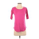 Lands' End Short Sleeve T-Shirt: Pink Tops - Women's Size 2