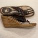 Burberry Shoes | Burberry Espadrilles Nova Check Brown Leather Wedge’s Sandals Size 40 Eur 9is | Color: Brown/Tan | Size: 9