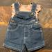 Carhartt One Pieces | Girls Carhartt Overall Shorts And Matching Onsie. Size 3m | Color: Blue/Pink | Size: 3mb