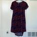 Lularoe Dresses | Lularoe Women’s Patterned High/Low Carly Dress | Color: Blue/Red | Size: S