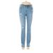 Tractr Jeans - Mid/Reg Rise: Blue Bottoms - Women's Size 24