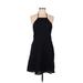 Gap Casual Dress - A-Line Halter Sleeveless: Black Print Dresses - Women's Size 8