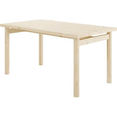 Esstisch KARUP DESIGN "PACE DINING TABLE", braun (klar lackiert, klar lackiert, klar lackiert), B:150cm H:75cm T:85cm, Tische, aus FSC-zertifiziertem Kiefernholz, Größe 150 x 75 cm.