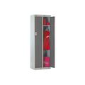 Deluxe Lockers Nest Of 2, 1 Door, 60wx30dx180h (cm), Cam Lock (2 Keys), Dark Grey