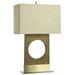 Chickerell 30" High Faux Wood Modern Table Lamp