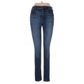 Gap Jeans - High Rise Skinny Leg Denim: Blue Bottoms - Women's Size 27 - Dark Wash