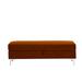 Orren Ellis Velvet Storage Bench Upholstered/Velvet | 17.52 H x 55.9 W x 18.9 D in | Wayfair 350B51F1D2AC4576B0A12E07D7D0C195