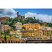 Winston Porter Cyprian Castle In Genoa by - Wrapped Canvas Photograph Canvas in Blue/Green/Yellow | 8 H x 12 W x 1.25 D in | Wayfair