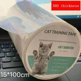 Clearance! Cat Furniture Protector Clear Double Sided Cat Couch Protector Cat Sticky Paws Tape for Furniture Cat Anti-Scratch Pad 3.28Ftx5.9