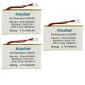 Kastar 3-Pack Battery Replacement for Lifter HL10 Savi 410 Savi 420 Savi 710 Savi 720 Savi Office WH300 Savi Office WH350 Supra Plus Wireless Headsets C W710 W720 WO300 WO350