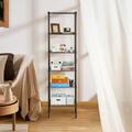 NiamVelo Commercial Wire Shelving Unit 6 Tier Storage Shelves Height Adjustable Standing Metal Shelf for Kitchen Bathroom Black