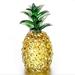 Boluotou Yellow Pineapple Crystal Figurines Glass Fruit Paperweight Art Collection Handmade Craft Table Ornament Home Wedding Decor Christmas Lady Kids Gifts