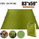 Picnic Mat Waterproof Shade Sail Sky canopy Lightweight Folding Beach Mat Moistureproof Mat for Camping Travel Hiking Festival and Sports Green