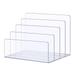 File Sorter Desktop Stand Section Transparenct Keeper Letter Vertical Book Holder Paper Desk Acrylic Supplies Organizer